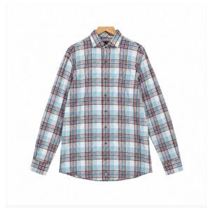 JOHNNIE-O Mens L Breda Plaid Long Sleeve Button Down Shirt
